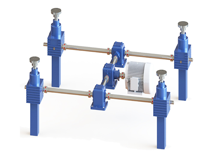 螺旋升降機：多臺聯動平臺